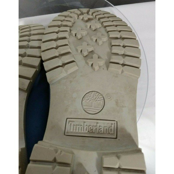 Timberland Women’s 4 Inch Waterproof Boot Blue | Leather Upper | Size 9M - Picture 10 of 10